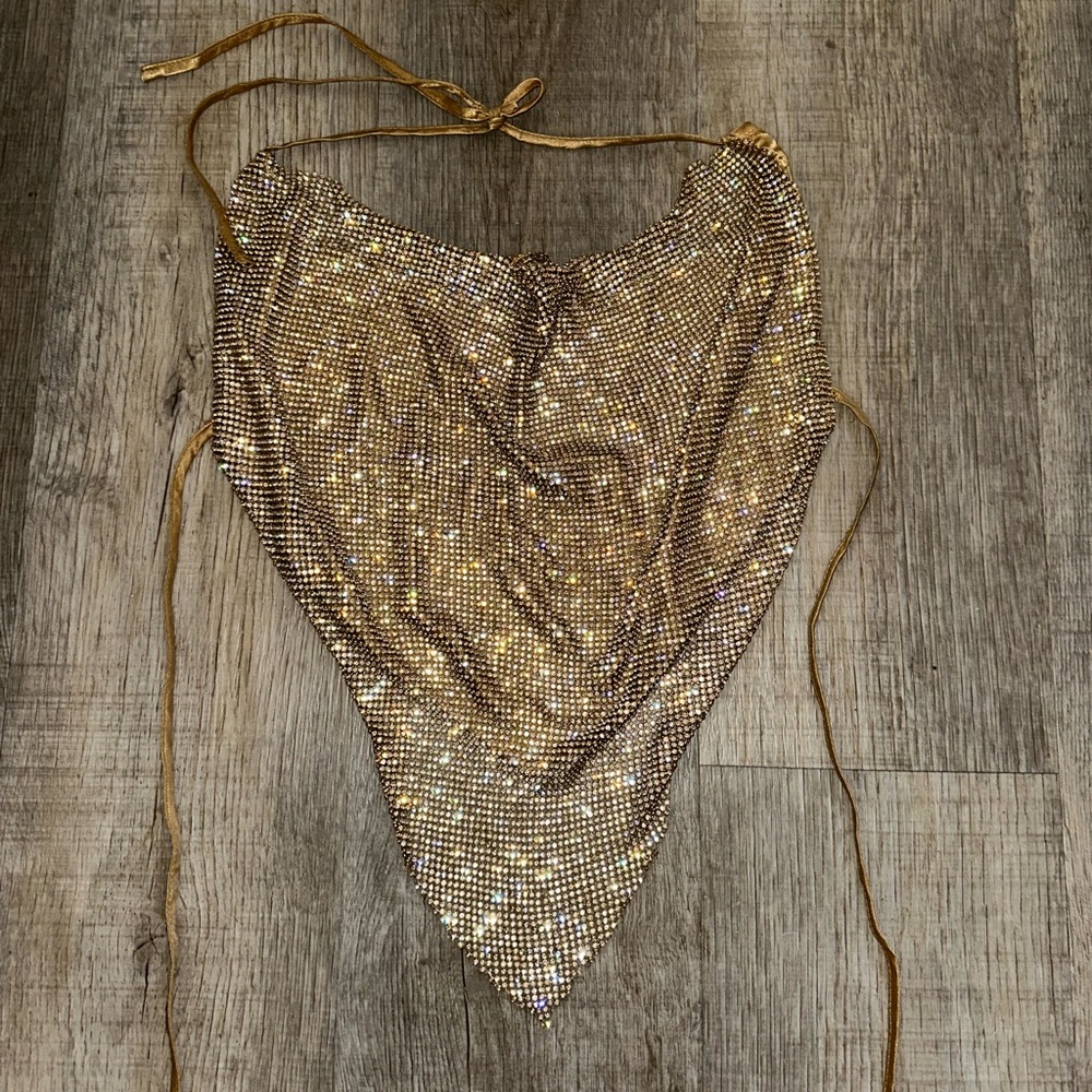Elegant Rhinestone top - Picture 2 of 2